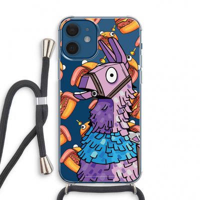 Loot Burger: iPhone 12 mini Transparant Hoesje met koord