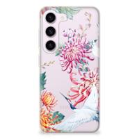 Samsung Galaxy S23 | TPU Hoesje | Bird Flowers