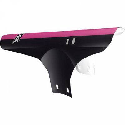 Velox voorspatbord mtb zwart/roze
