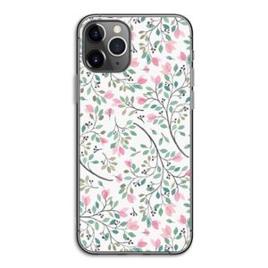 Sierlijke bloemen: iPhone 11 Pro Transparant Hoesje