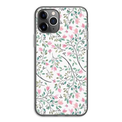 Sierlijke bloemen: iPhone 11 Pro Transparant Hoesje