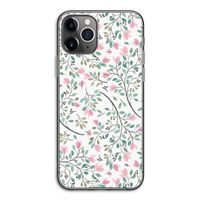 Sierlijke bloemen: iPhone 11 Pro Transparant Hoesje