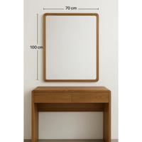 Wandspiegel Home ESPRIT Bruin Natuurlijk Stads 70 x 3 x 100 cm