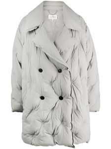 Maison Margiela doudoune à revers pointus - Gris
