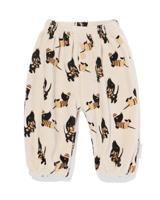 HEMA Takkie newborn broek velours lichtgrijs (lichtgrijs)