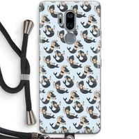 Zeemeermin: LG G7 Thinq Transparant Hoesje met koord