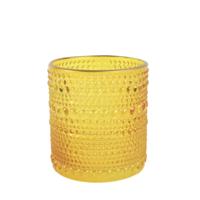 Countryfield theelichthouder nelle s amber 8 cm | 24 stuks