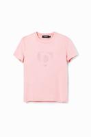 T-shirt logo stras - RED - XXL