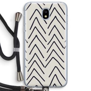 Marrakech Arrows: Samsung Galaxy J5 (2017) Transparant Hoesje met koord