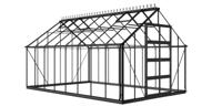 Bourton 1610, zwart gecoat, polycarbonaat 6mm - Royal well