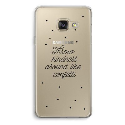 Confetti: Samsung A3 (2017) Transparant Hoesje