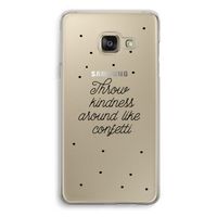 Confetti: Samsung A3 (2017) Transparant Hoesje