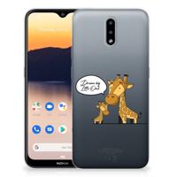 Nokia 2.3 Telefoonhoesje met Naam Giraffe