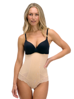 Magic Bodyfashion 14HT Super Control Hi-Thong Latte | Maat: XXL