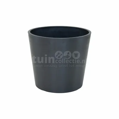 Bloempot Ecostone Zwart Ø26cm