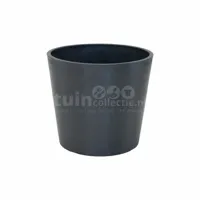 Bloempot Ecostone Zwart Ø26cm