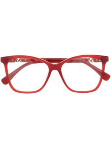 Max Mara Eyewear lunettes de vue d'inspiration wayfarer - Rouge