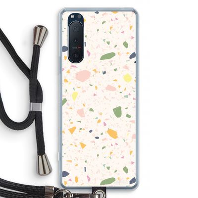 Terrazzo N°21: Sony Xperia 5 II Transparant Hoesje met koord