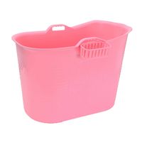 Zitbad Voor Volwassenen - Bath Bucket - Roze - 185L - thumbnail