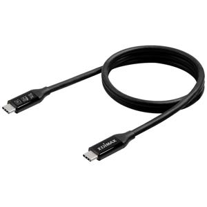 EDIMAX USB-kabel USB 4.0, Thunderbolt 3 USB-C stekker 0.50 m Zwart UC4-0050TB