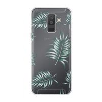 Simple leaves: Samsung Galaxy A6 Plus (2018) Transparant Hoesje