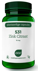 AOV 531 Zink Citraat 15mg Vegacaps