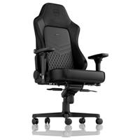 Noblechairs noblechairs HERO Echtleder Gaming Stuhl - schwarz/schwarz Gaming stoel Zwart