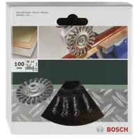 Bosch Accessories 2609256509 Schijfborstel voor haakse- en rechte schuurmachine - gevlochten draad, roestvrij, 100 mm 1 stuk(s)