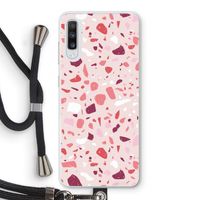 Terrazzo N°15: Samsung Galaxy A70 Transparant Hoesje met koord