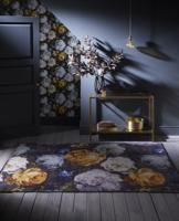 MOMO Rugs - Clarke & Clarke Floretta Mineral Charcoal - MOMO Rugs - Clarke & Clarke Floretta Mineral Charcoal -