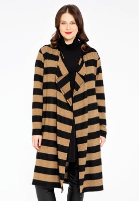 Yoek Vest STRIPE | Zwart | Maat 50/52