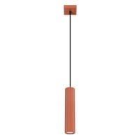 Hanglamp KARBON 1 rood oker
