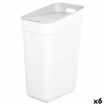 Vuilnisemmer Curver Wit Plastic 30 L (6 Stuks)