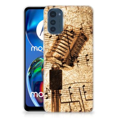 Motorola Moto E32/E32s | Siliconen hoesje | met foto Bladmuziek