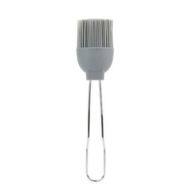Lily Cook Bakkwasten - siliconen/metaal - flexibel - invetten - invetkwast - 22 cm - grijs