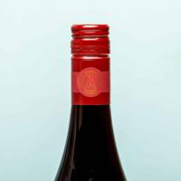 Wijnfles Kerstman bloed