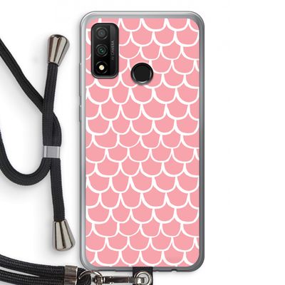 Dakpannetjes: Huawei P Smart (2020) Transparant Hoesje met koord