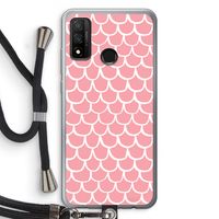 Dakpannetjes: Huawei P Smart (2020) Transparant Hoesje met koord