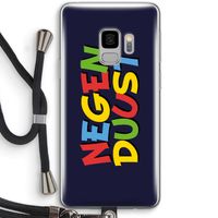 90's One: Samsung Galaxy S9 Transparant Hoesje met koord