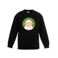 Sweater lammetje zwart kinderen 14-15 jaar (170/176)  - - thumbnail