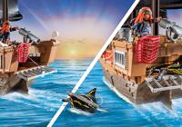PLAYMOBIL Pirates - Groot piratenschip Constructiespeelgoed - thumbnail