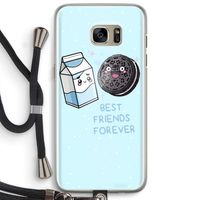 Best Friend Forever: Samsung Galaxy S7 Edge Transparant Hoesje met koord