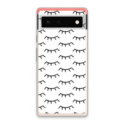 Wimpers: Google Pixel 6 Transparant Hoesje