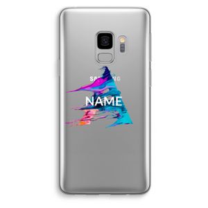 Abstract Spectrum: Samsung Galaxy S9 Transparant Hoesje