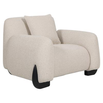 Richmond Fauteuil 'Godiva' Bouclé, kleur Biscotti