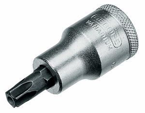 Gedore Dop 1/2" Torx T50 met boring - 6201300