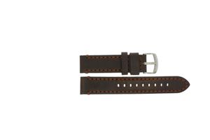 Horlogeband Timex 2P58700 / 2T58700 Leder Donkerbruin 20mm