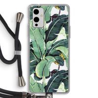 Bananenbladeren: OnePlus 9 Transparant Hoesje met koord