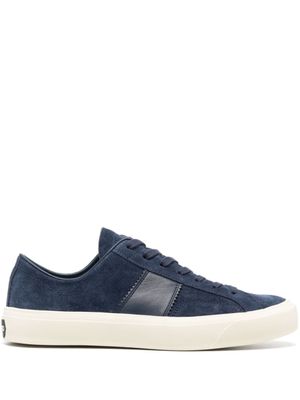 TOM FORD baskets Cambridge à patch logo - Bleu