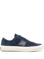 TOM FORD Cambridge logo-patch sneakers - Bleu - thumbnail